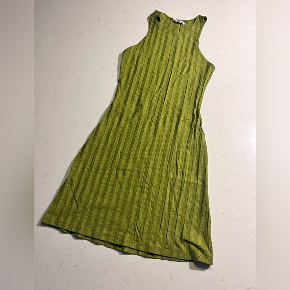 REFORMATION Mel Mini Ribbed Tank Bodycon Sleeveless Dress